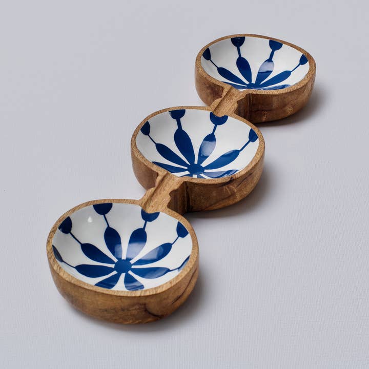 Sokka Jardin Stripes Wooden Platter