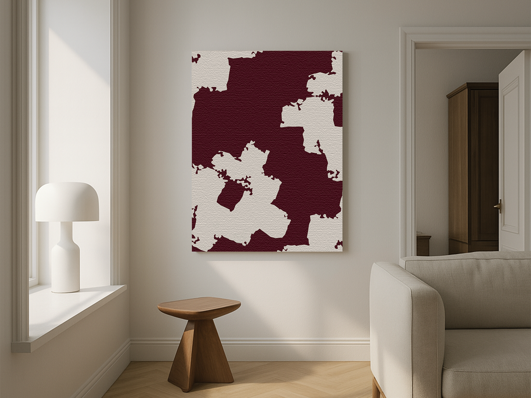 Crimson Heritage Canvas Art Print
