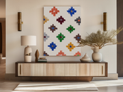 Folk Confetti Canvas Art Print