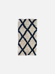 Diamond Lattice Handwoven Kilim Rug
