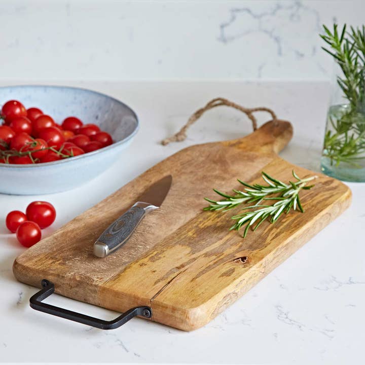 Rustic Mango Wood Long Chopping Board