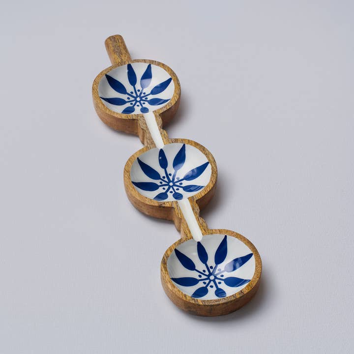 Kruunu Kukkia Wooden Platter