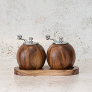 Acacia Salt and Pepper Mill Grinder Set